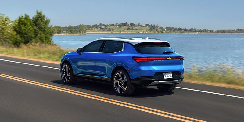 2024 Chevrolet Equinox Driving by Lake